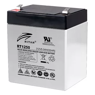 Ritar 12V 5Ah AGM SLA Battery – High Performance Sealed Lead Acid UPS Battery